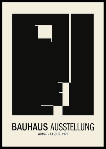 Poster Bauhaus Ausstellung No3