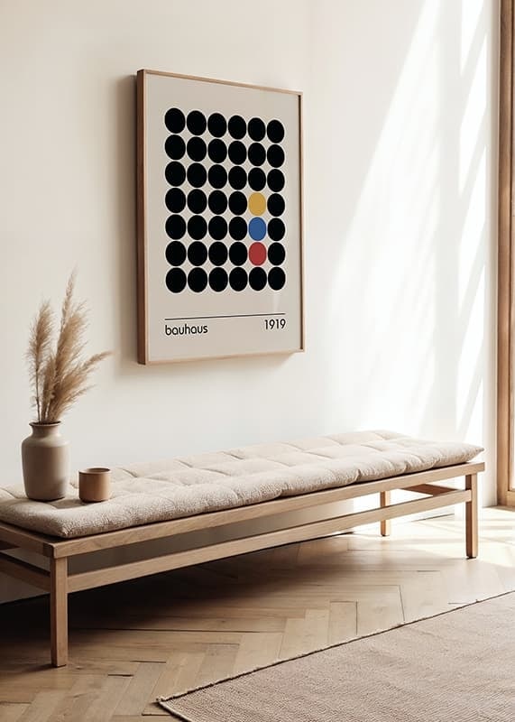 Poster Bauhaus Dots 1919 crossfade