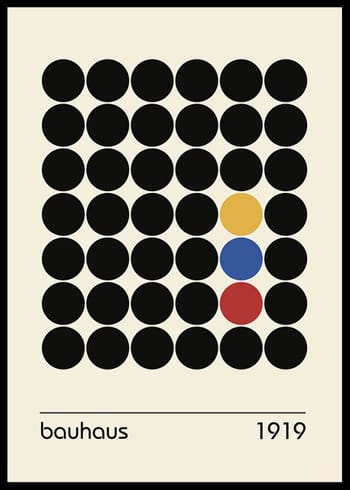 Poster Bauhaus Dots 1919