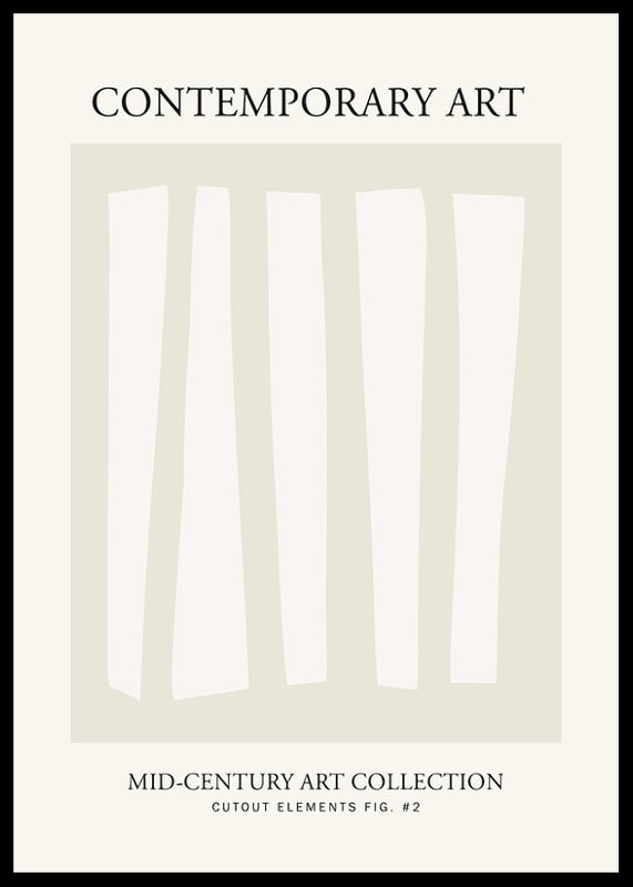 Abstract bright shapes on beige background in minimalist style-12
