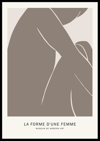 Plakat La Forme D'une Femme
