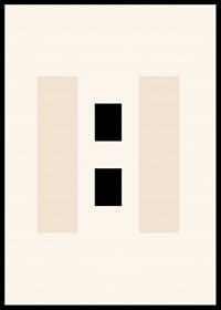 Abstrakte Rechtecke in Beige und Schwarz auf hellem Hintergrund-6