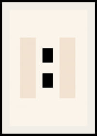 Abstract rectangles in beige and black on light background-2