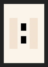 Abstract rectangles in beige and black on light background-5