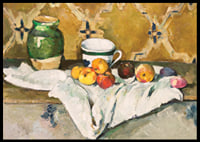 Still Life With Jar Cup And Apples By Paul Cézanne-8