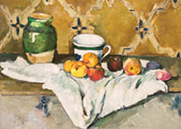 Still Life With Jar Cup And Apples By Paul Cézanne-9