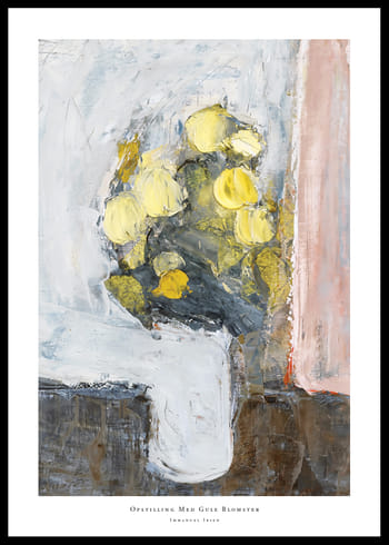 Poster Opstilling Med Gule Blomster By Immanuel Ibsen