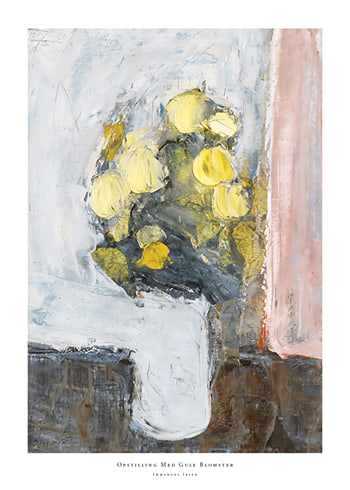 Poster Opstilling Med Gule Blomster By Immanuel Ibsen