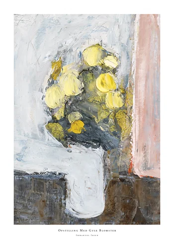 Poster Opstilling Med Gule Blomster By Immanuel Ibsen