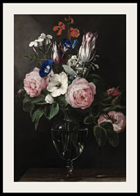 Flowers In A Vase By Jan Brueghel-4