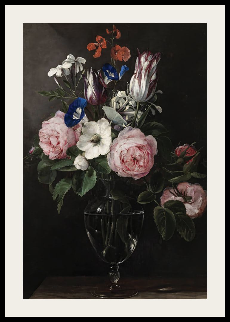 Flowers In A Vase By Jan Brueghel-12