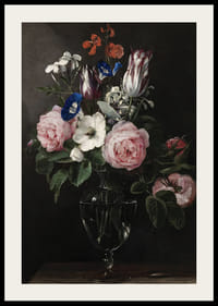 Flowers In A Vase By Jan Brueghel-4