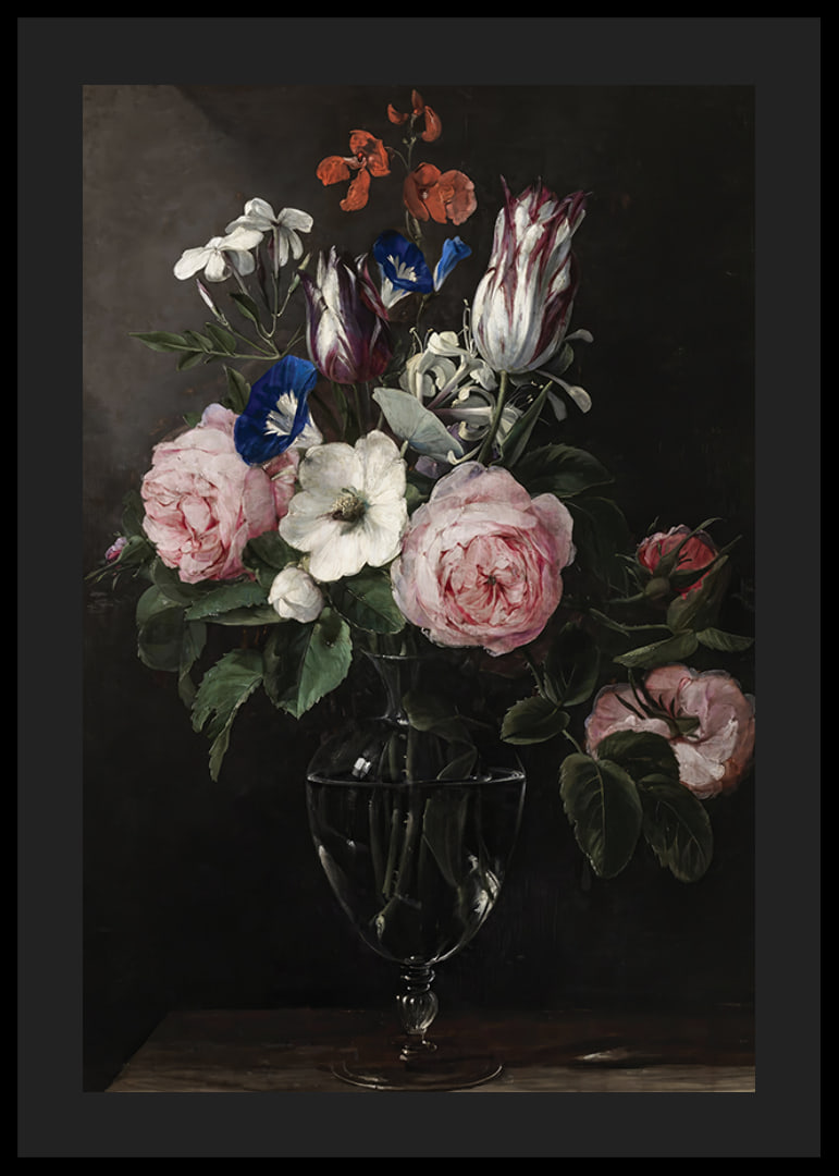 Flowers In A Vase By Jan Brueghel-12