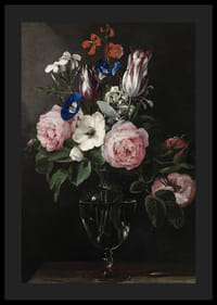 Flowers In A Vase By Jan Brueghel-6