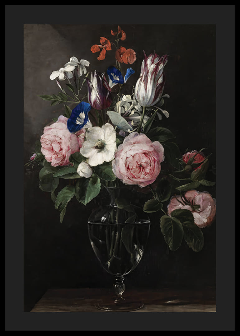 Flowers In A Vase By Jan Brueghel-12