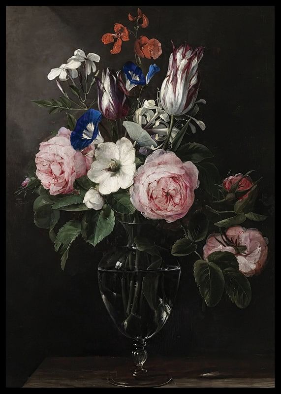 Flowers In A Vase By Jan Brueghel-12