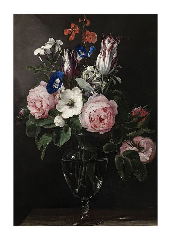 Plagát Flowers In A Vase By Jan Brueghel