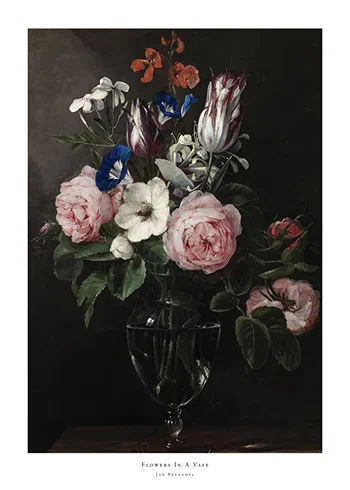 Poster Flowers In A Vase By Jan Brueghel