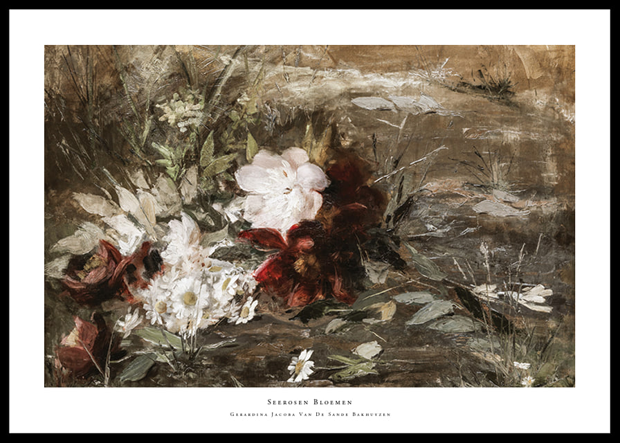 Seerosen Bloemen By Gerardina Jacoba Van De Sande Bakhuyzen-12
