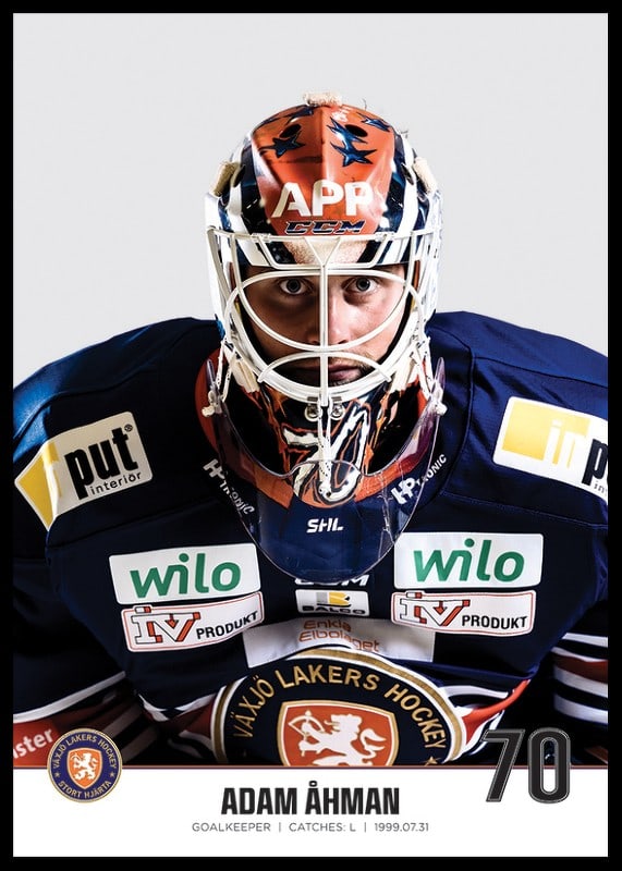 Växjö Lakers Adam Åhman #70-12