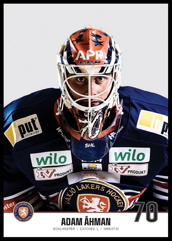 Växjö Lakers Adam Åhman #70-12