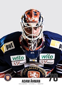 Växjö Lakers Adam Åhman #70-3