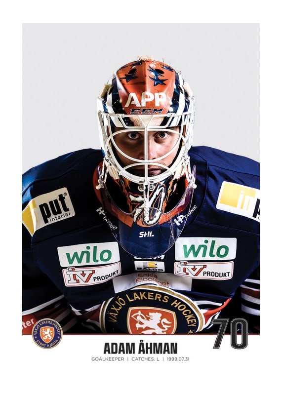 Växjö Lakers Adam Åhman #70-12
