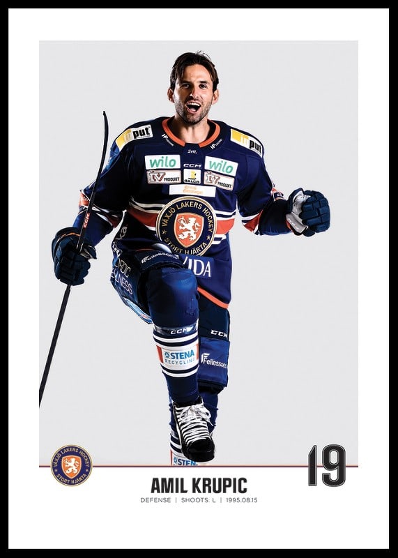 Växjö Lakers Amil Krupic #19-12