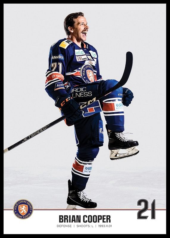 Växjö Lakers Brian Cooper #21-12