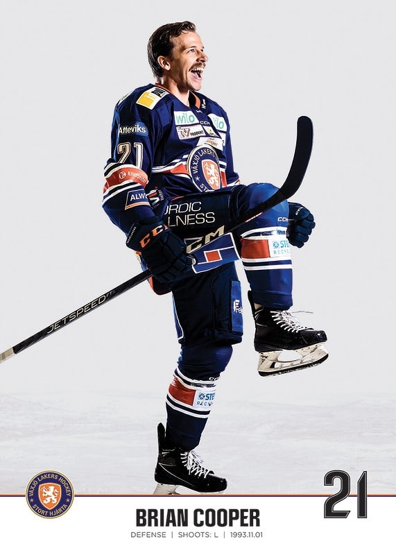 Växjö Lakers Brian Cooper #21-12