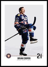 Växjö Lakers Brian Cooper #21-0
