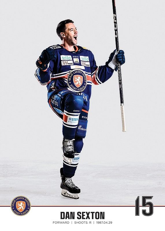 Växjö Lakers Dan Sexton #15-12