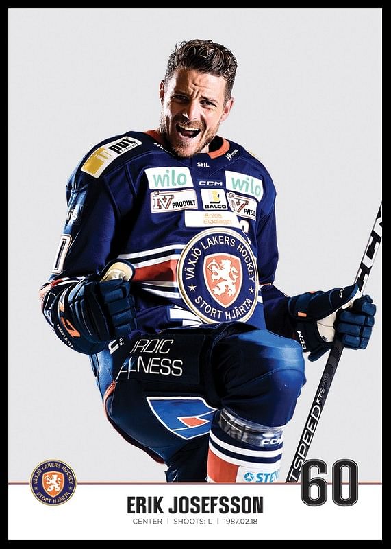 Växjö Lakers Erik Josefsson #60-12