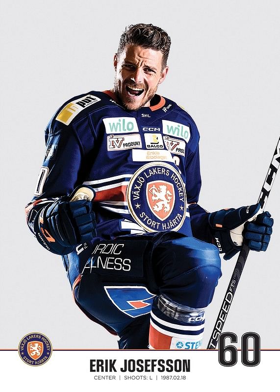 Växjö Lakers Erik Josefsson #60-12