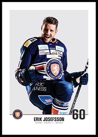 Växjö Lakers Erik Josefsson #60-0