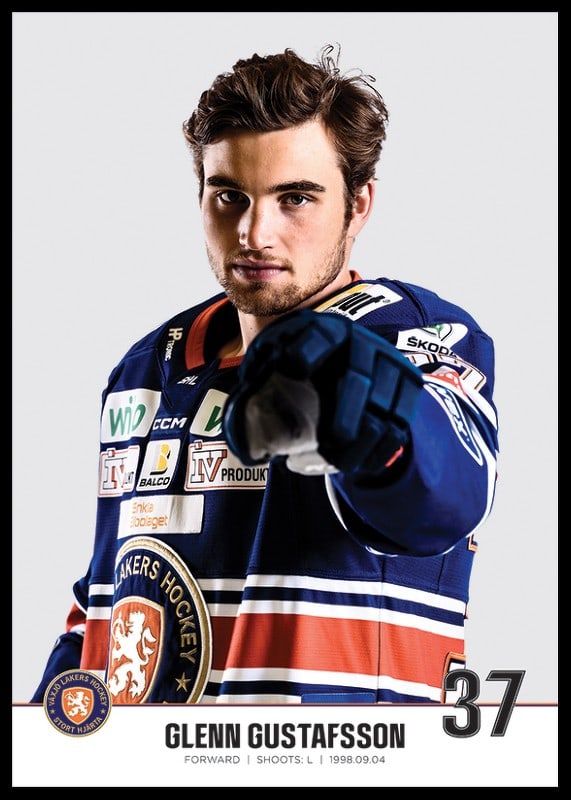 Växjö Lakers Glenn Gustafsson #37-12