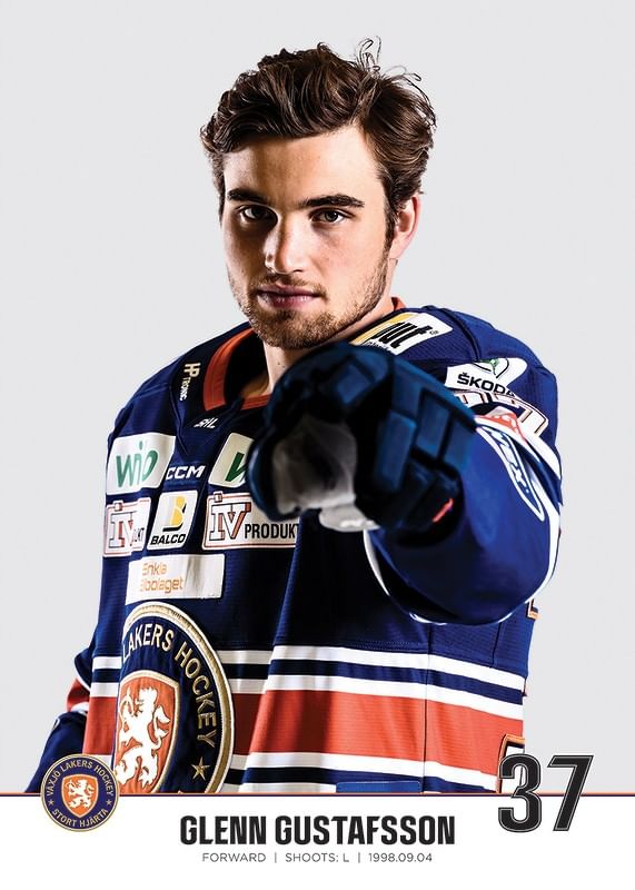Växjö Lakers Glenn Gustafsson #37-12