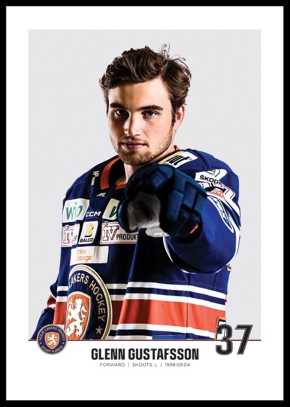 Växjö Lakers Glenn Gustafsson #37-12