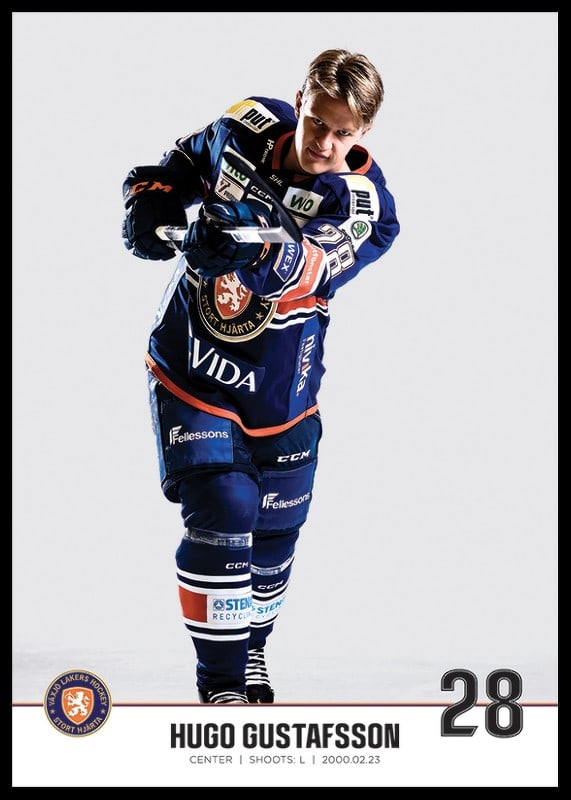 Växjö Lakers Hugo Gustafsson #28-12