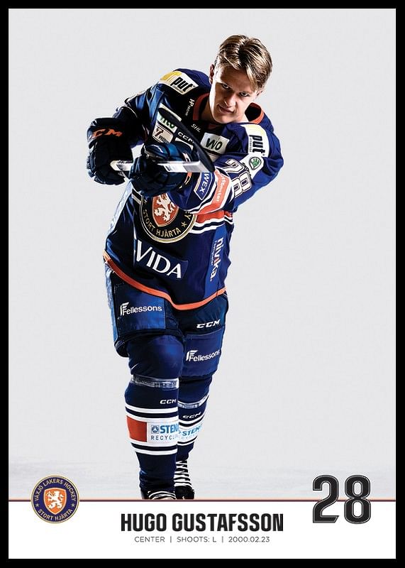 Växjö Lakers Hugo Gustafsson #28-12