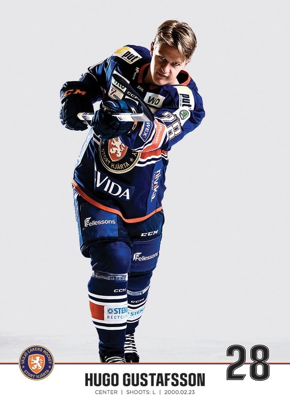 Växjö Lakers Hugo Gustafsson #28-12