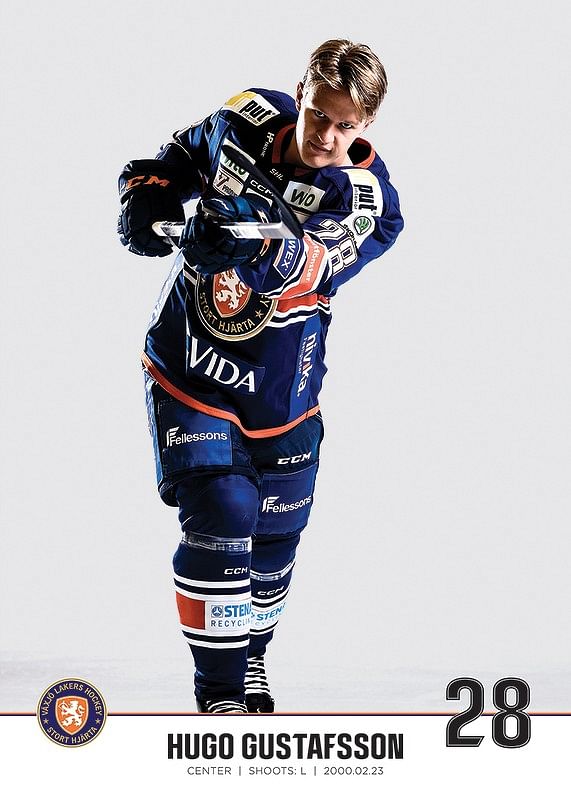 Växjö Lakers Hugo Gustafsson #28-12