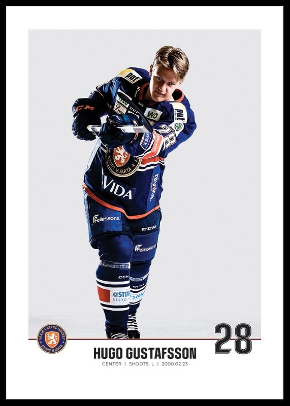 Växjö Lakers Hugo Gustafsson #28-12