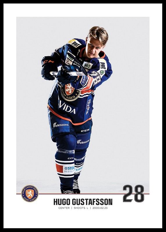 Växjö Lakers Hugo Gustafsson #28-12