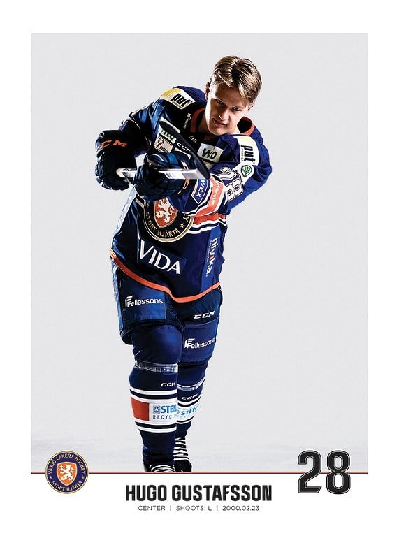 Växjö Lakers Hugo Gustafsson #28-12