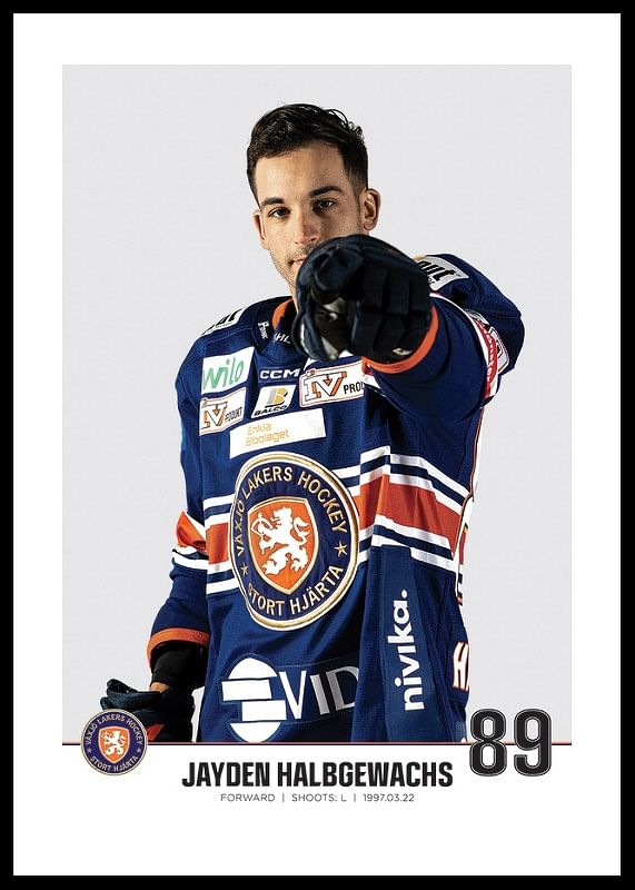 Växjö Lakers Jayden Halbgewachs #89-12