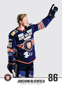 Växjö Lakers Joachim Blichfeld #86-3