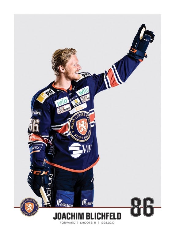 Växjö Lakers Joachim Blichfeld #86-12