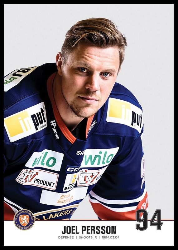 Växjö Lakers Joel Persson #94-12