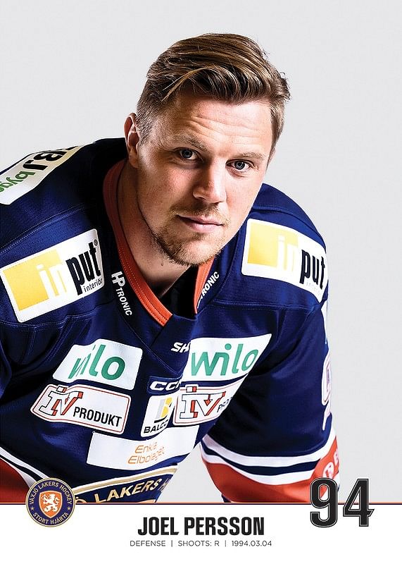 Växjö Lakers Joel Persson #94-12